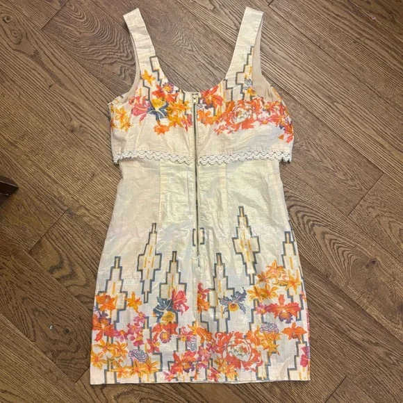 Free People The Big Bang Metallic Aztec Dress - Picture 6 of 11